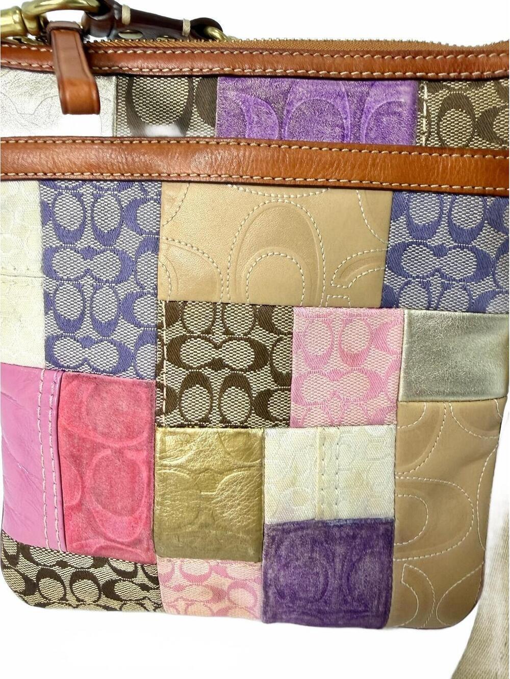 Coach | Vintage 2007 Holiday Patchwork Swingpack Crossbody | 41215